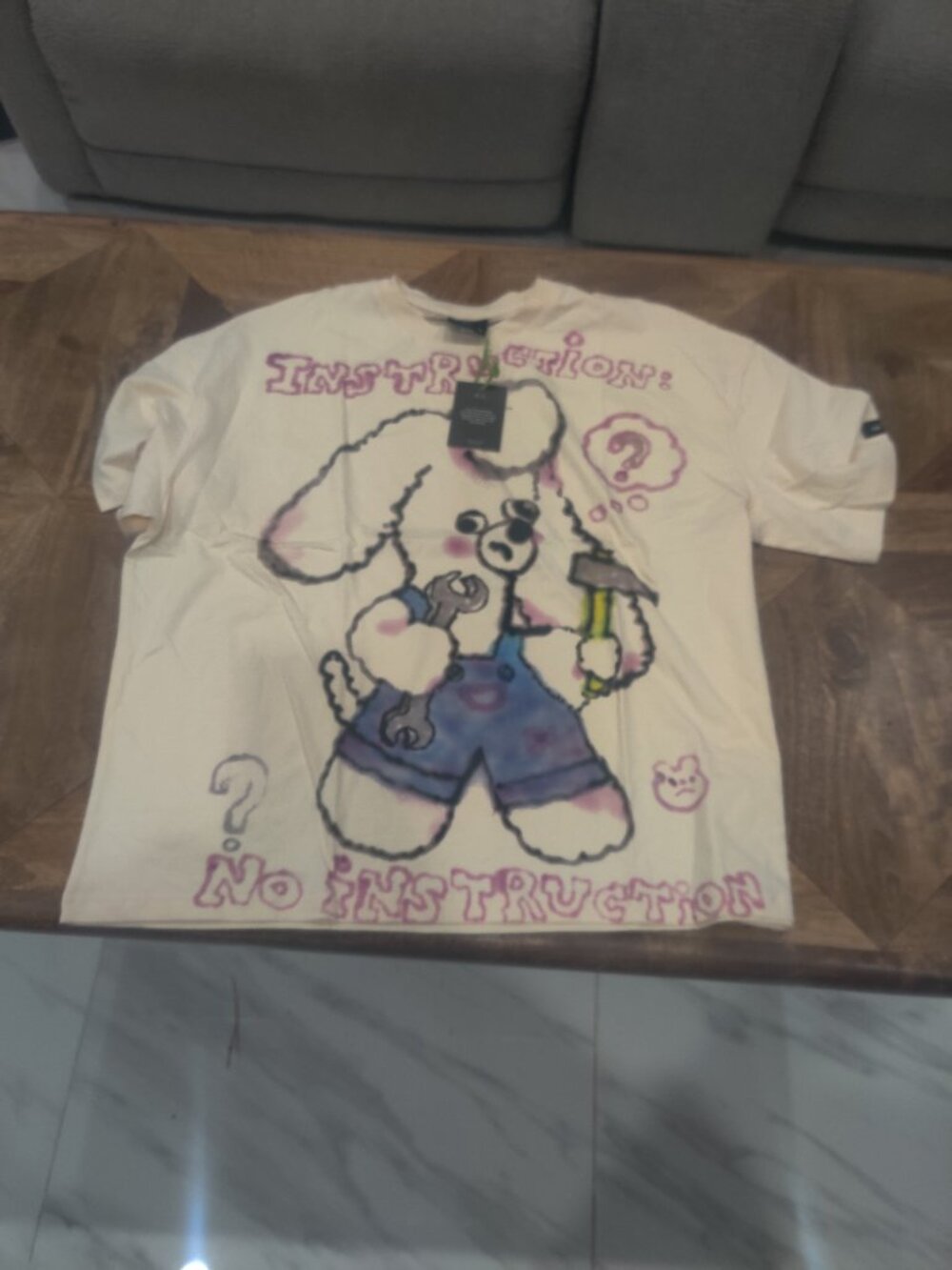 Lazy Oaf tee size XXL New
